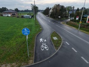 Ścieżka rowerowa w Korfantowie