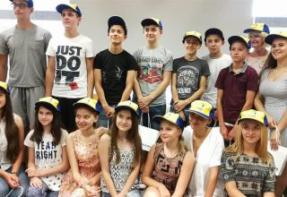 Młodzież z Ukrainy zwiedza Opolszczyznę
