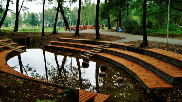 Zagospodarowanie parku i stawów w Chróścinie