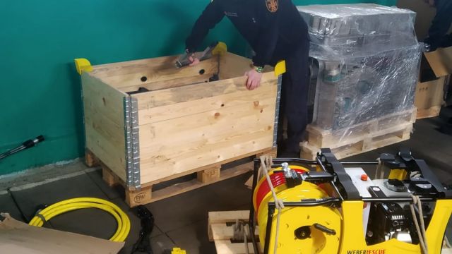 Sprzęt strażacki z Nadrenii Palatynatu dla Ukrainy