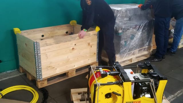 Sprzęt strażacki z Nadrenii Palatynatu dla Ukrainy