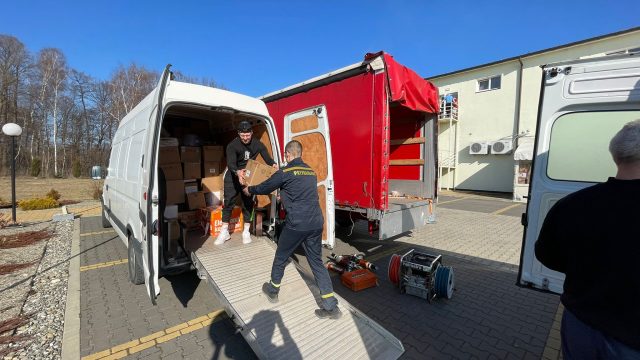 Transport z pomocą dla Ukrainy