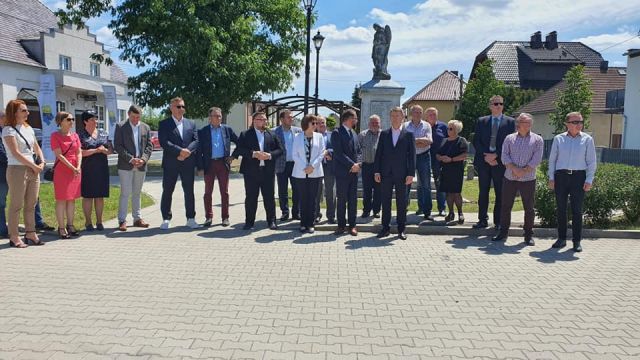 Droga w Brynicy po przebudowie