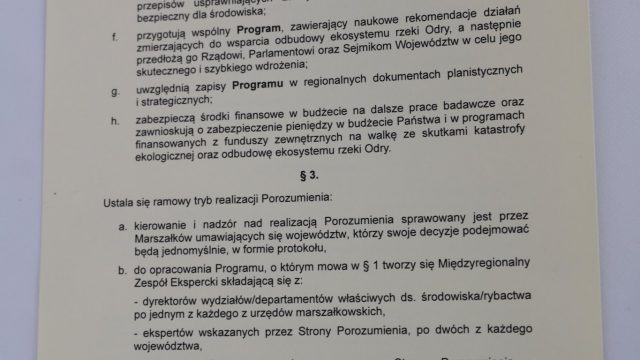 Fot. Urząd Marszałkowski Województwa Lubuskiego Podpisanie porozumienia