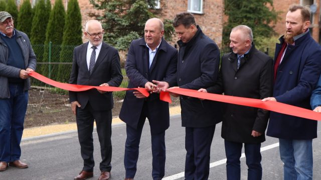 Otwarcie drogi w Cieciułowie