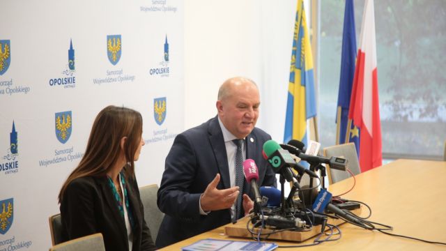 Konferencja prasowa marszałka