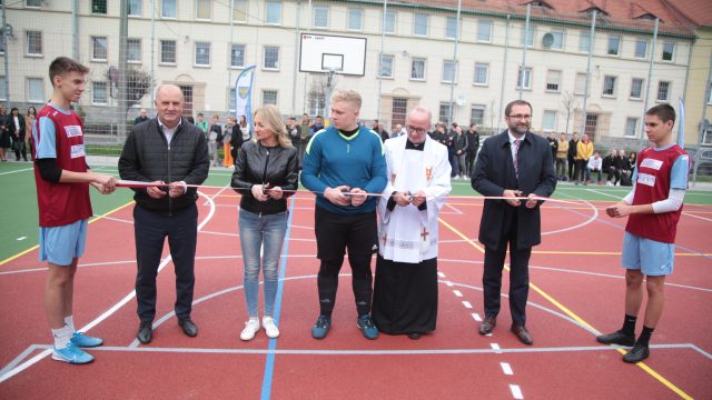 Otwarcie boisk w Kluczborku