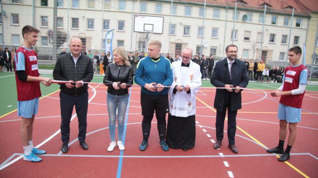 Otwarcie boisk w Kluczborku