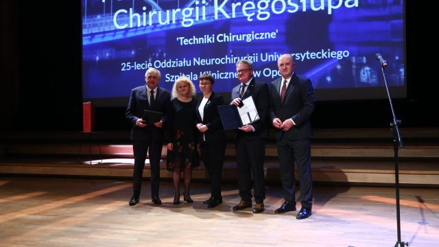 Otwarciu IX Zjazdu Naukowego Polskiego Towarzystwa Chirurgii Kręgosłupa