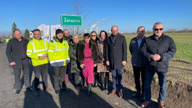Oddanie drogi w Żelaznej