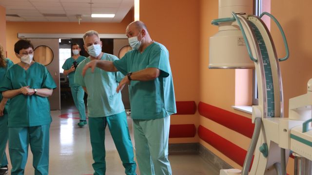 robot w szpitalu onkologicznym