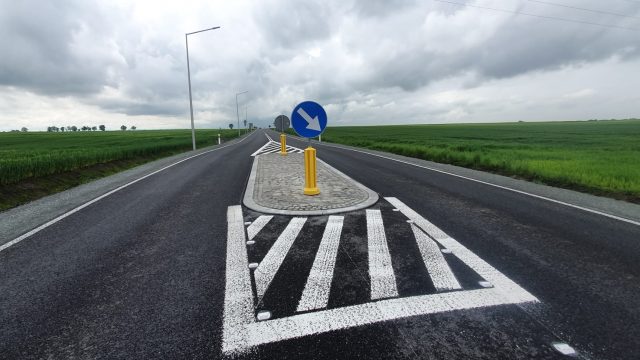 Prace na drogach w gminie Krapkowice