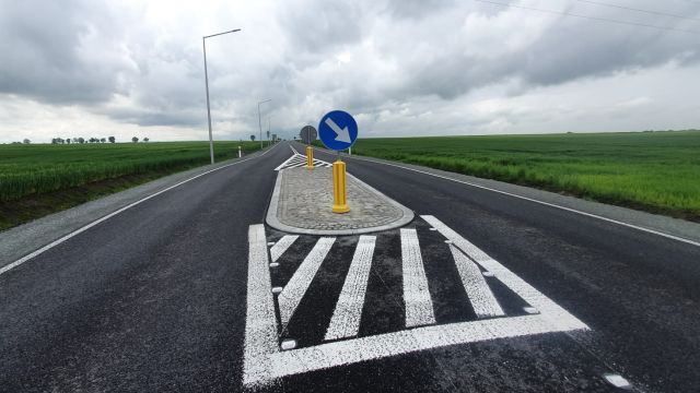 Prace na drogach w gminie Krapkowice