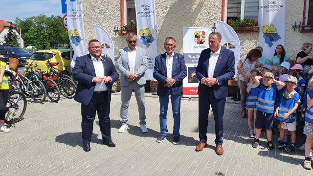 Odbiór drogi w Prószkowie