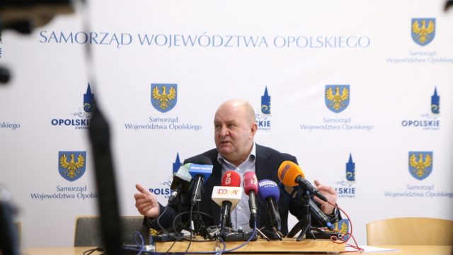 Konferencja prasowa marszałka