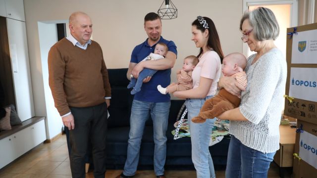 Marszałek u trojaczków