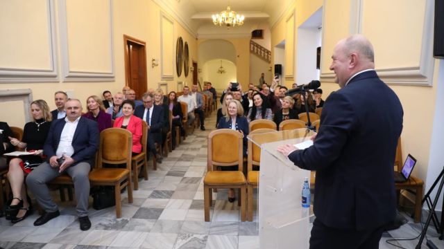 Spotkanie marszałka i wojewody w Nysie