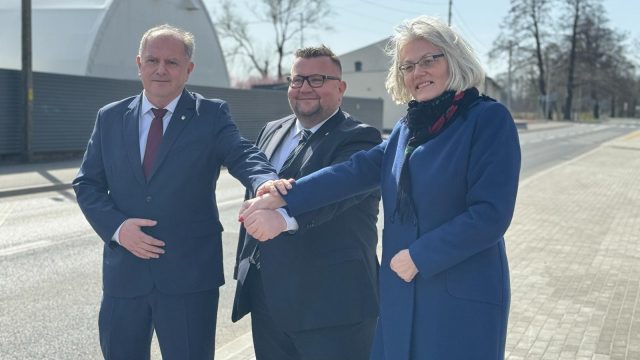 Otwarcie drogi w Tułowicach Małych