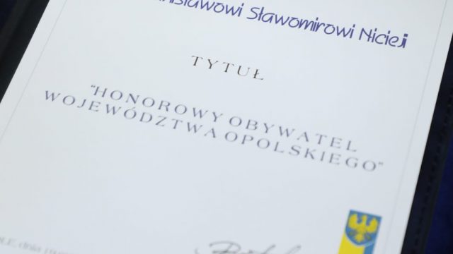 Stanisław Nicieja Honorowy Obywatel