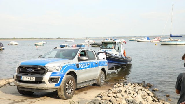 Łódź dla policji - Nysa