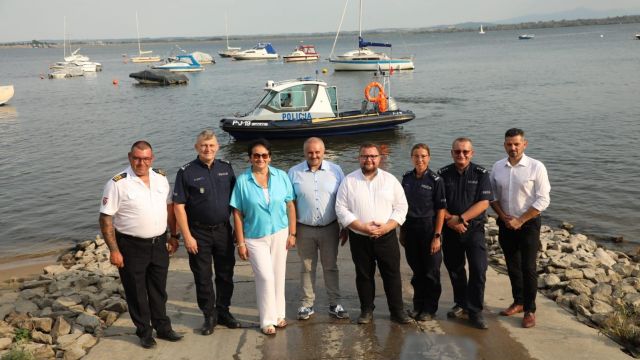 Łódź dla policji - Nysa