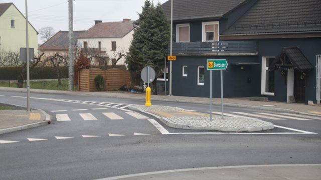 Nowe rondo w Kadłubie Turawskim