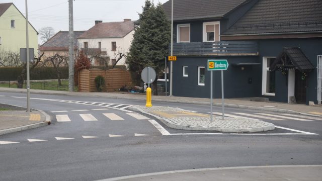 Nowe rondo w Kadłubie Turawskim