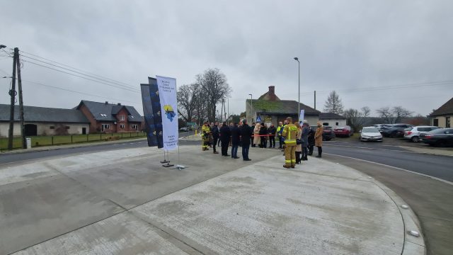 Nowe rondo w Kadłubie Turawskim