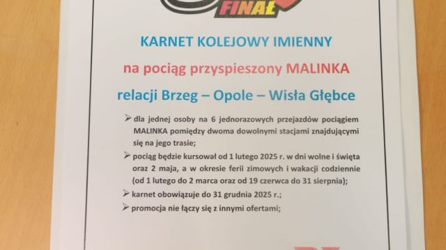 Przekazanie darów dla WoŚP