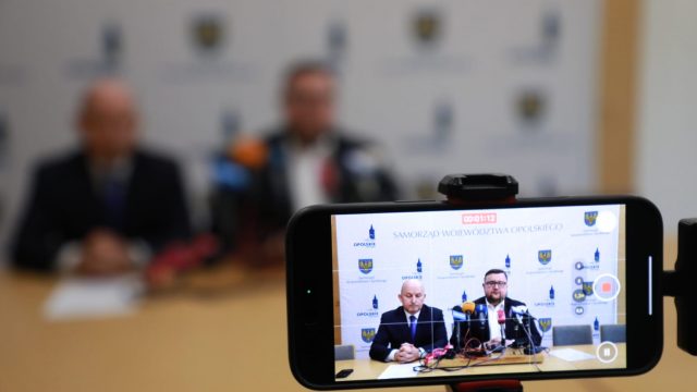 Konferencja prasowa nt. zakupu pociągów