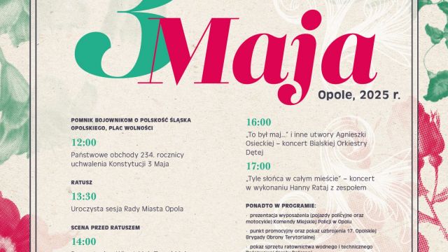 Zaproszenie na 3 Maja