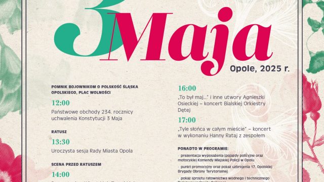 Zaproszenie na 3 Maja