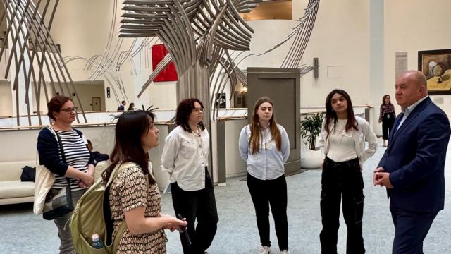 Laureaci Euroquizu w Brukseli