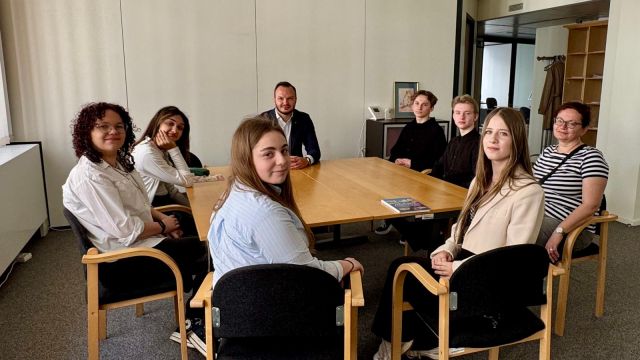 Laureaci Euroquizu w Brukseli