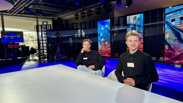 Laureaci Euroquizu w Brukseli