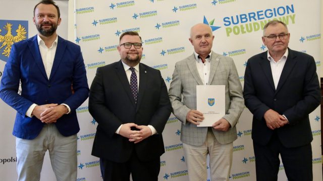 Podpisanie umów w Subregionie Południowym