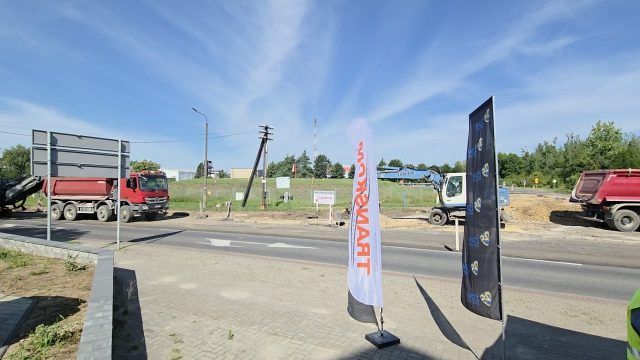 Budowa ronda w Strzelcach Opolskich