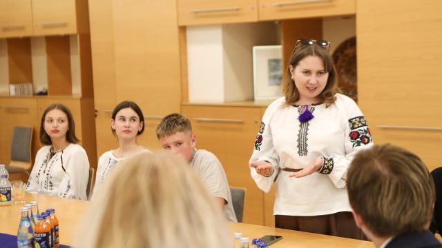 Spotkanie z młodymi Ukraińcami