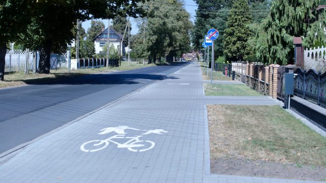 Nowa ścieżka rowerowa