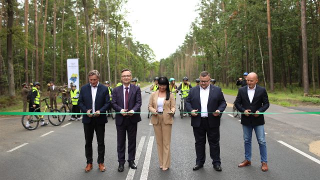 Otwarcie drogi koło Wawelna