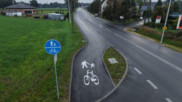 Ścieżka rowerowa w Korfantowie