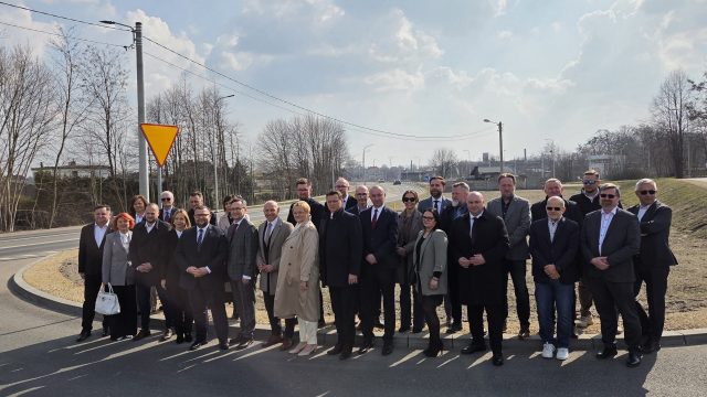 Oddanie drogi w Oleśnie